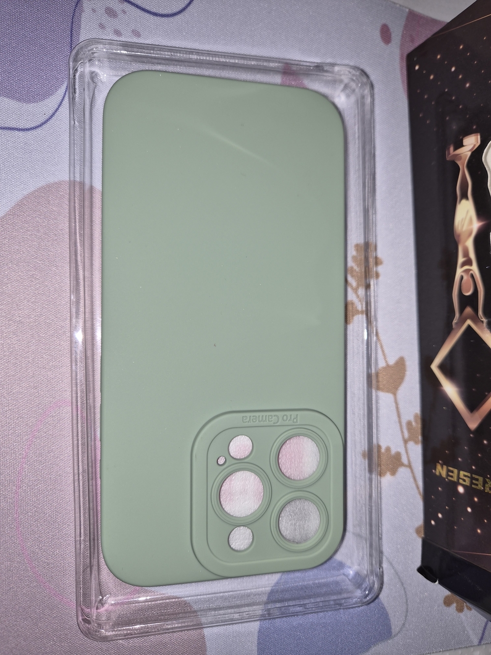 Mint Green Silicone Phone Case 15 Pro with Camera Protection